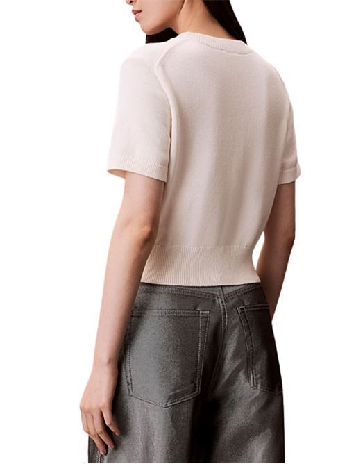 Maglioncino chunky manica corta Calvin Klein Jeans | LV044E306GYBH